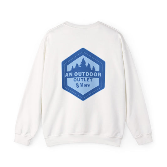 Outdoor Outlet Crewneck Sweatshirt — 'An Outdoor Outlet & More' Badge