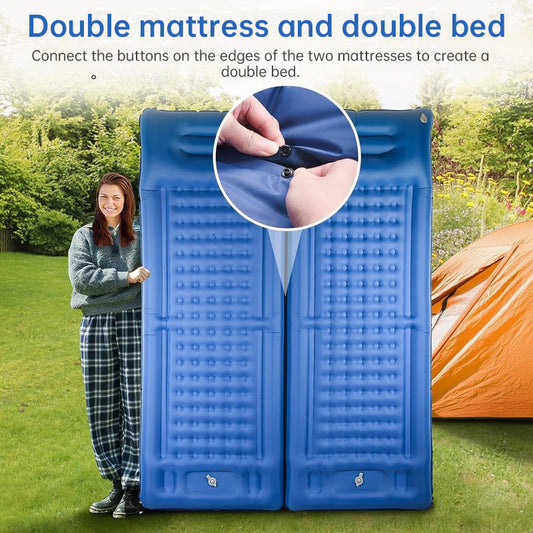 Thickened Self Inflating Camping Mattress with Built In Pump